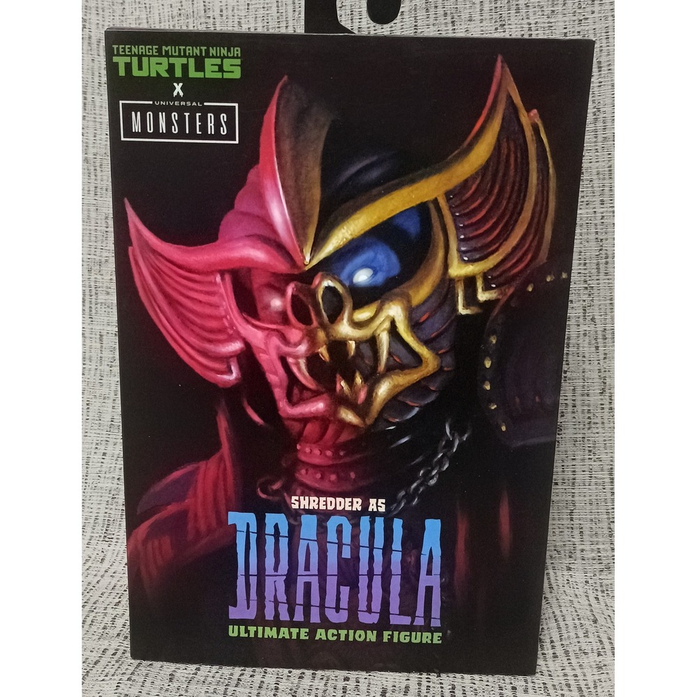 NECA TMNT x Universal Monsters Shredder as Dracula Ultimate Action Figure 7in